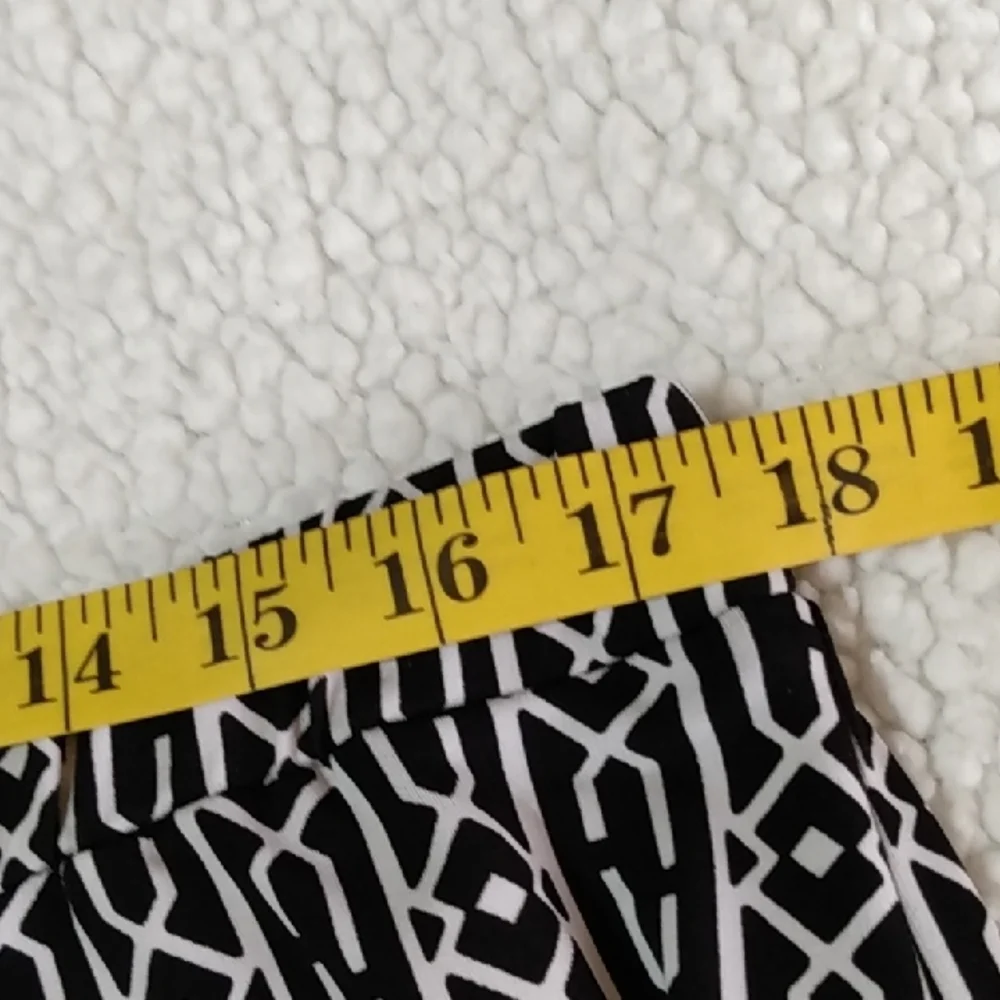Susan Graver Geometric Print Wide Leg Stretch Palooza Pants Women's Size XL - Picture 9 of 10